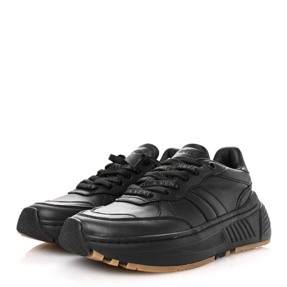 Bottega Veneta - Speedster Leather Black low top sneakers